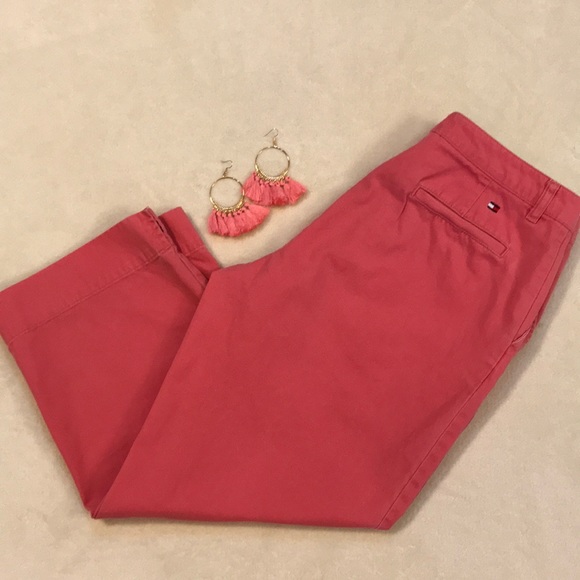 Tommy Hilfiger Pants - Tommy Hilfiger pink capri pants size 10